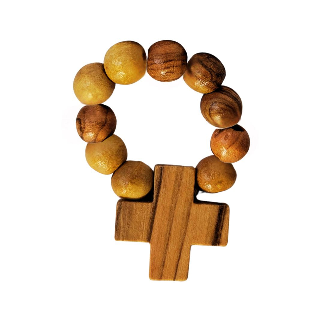 Olive wood finger rosary from Bethlehem-0