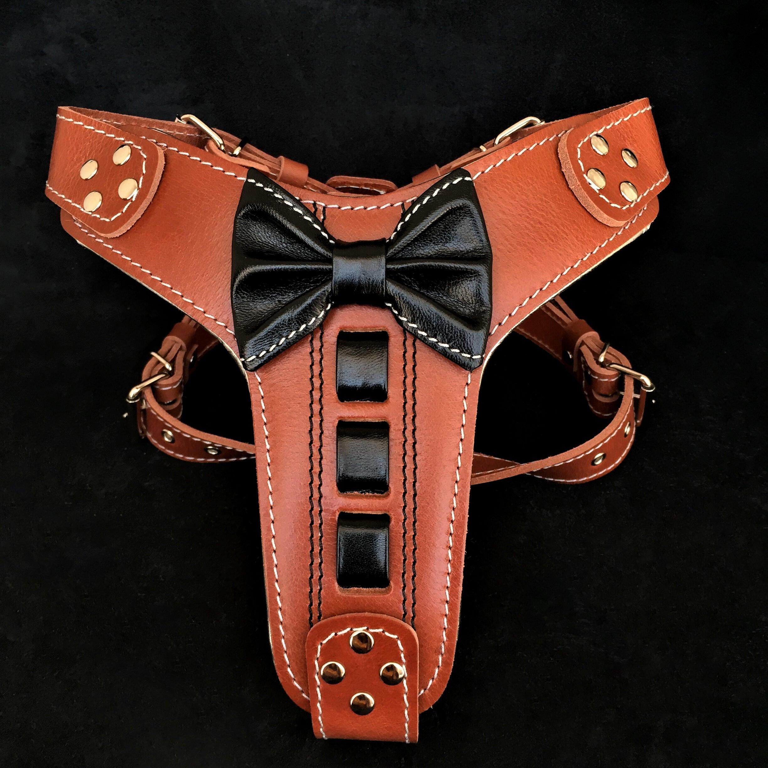 👉 „Bestia Premium Ledergeschirr ‚Bowtie‘“