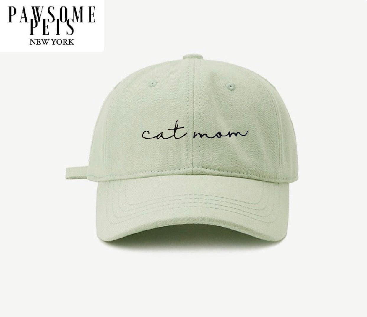 👉 „Katzenmama-Cap – Helles Bohnen-Grün“