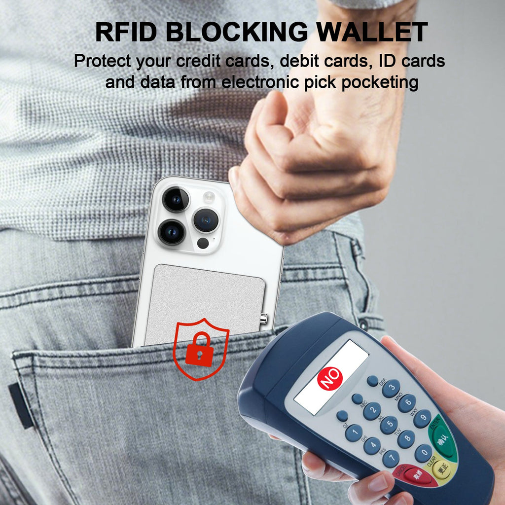 Premium MagSafe Kartenhalter aus Metall – Ultradünne RFID-Blocker Wallet mit Pop-Up & Standfunktion (TOYFID)