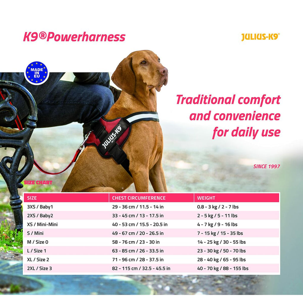 🐶 Hunde-Geschirr Trixie Power Fuchsia XL (Größe 3)
