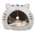 👉 „NNETM Cozy Haustierbett – kuschelige Katzenhöhle und warmer Rückzugsort für Katzen & Kitten“