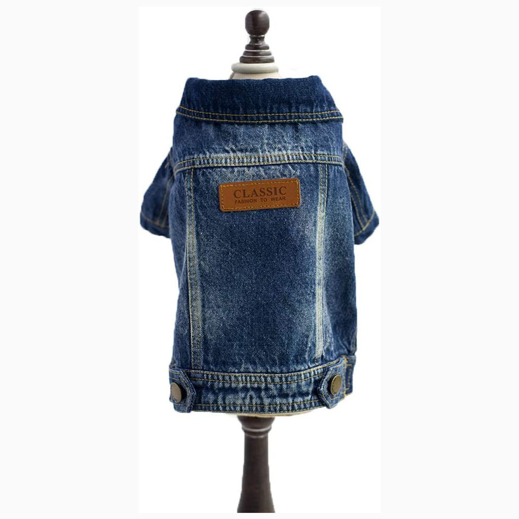 👉 Acid-Waschung Jeansjacke für Hunde von Doggy Doo Little