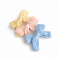 Cozy Knit Bow Hair Clip Set – Pastel Charm Accessories-0