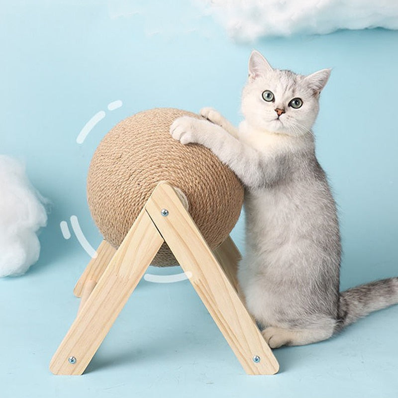 🐱 NNEOBA Katzen Kratzball – Spielspaß & Krallenpflege in einem