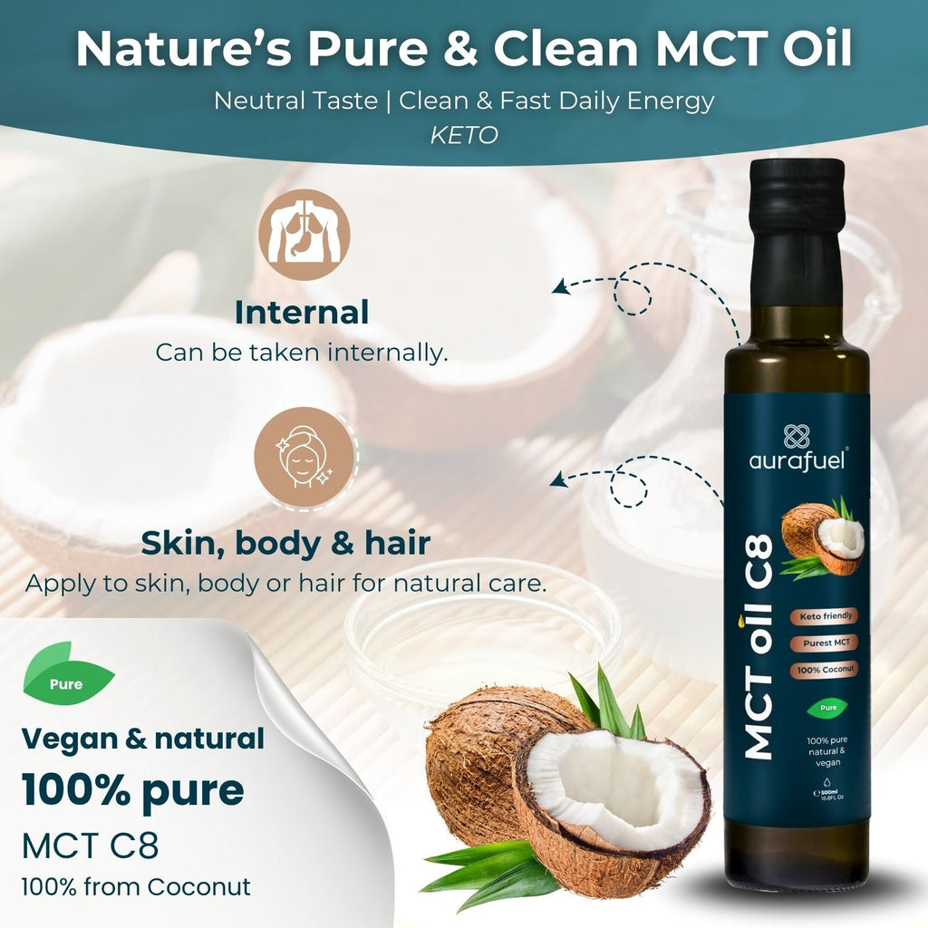 MCT oil C8 natural & pure-1