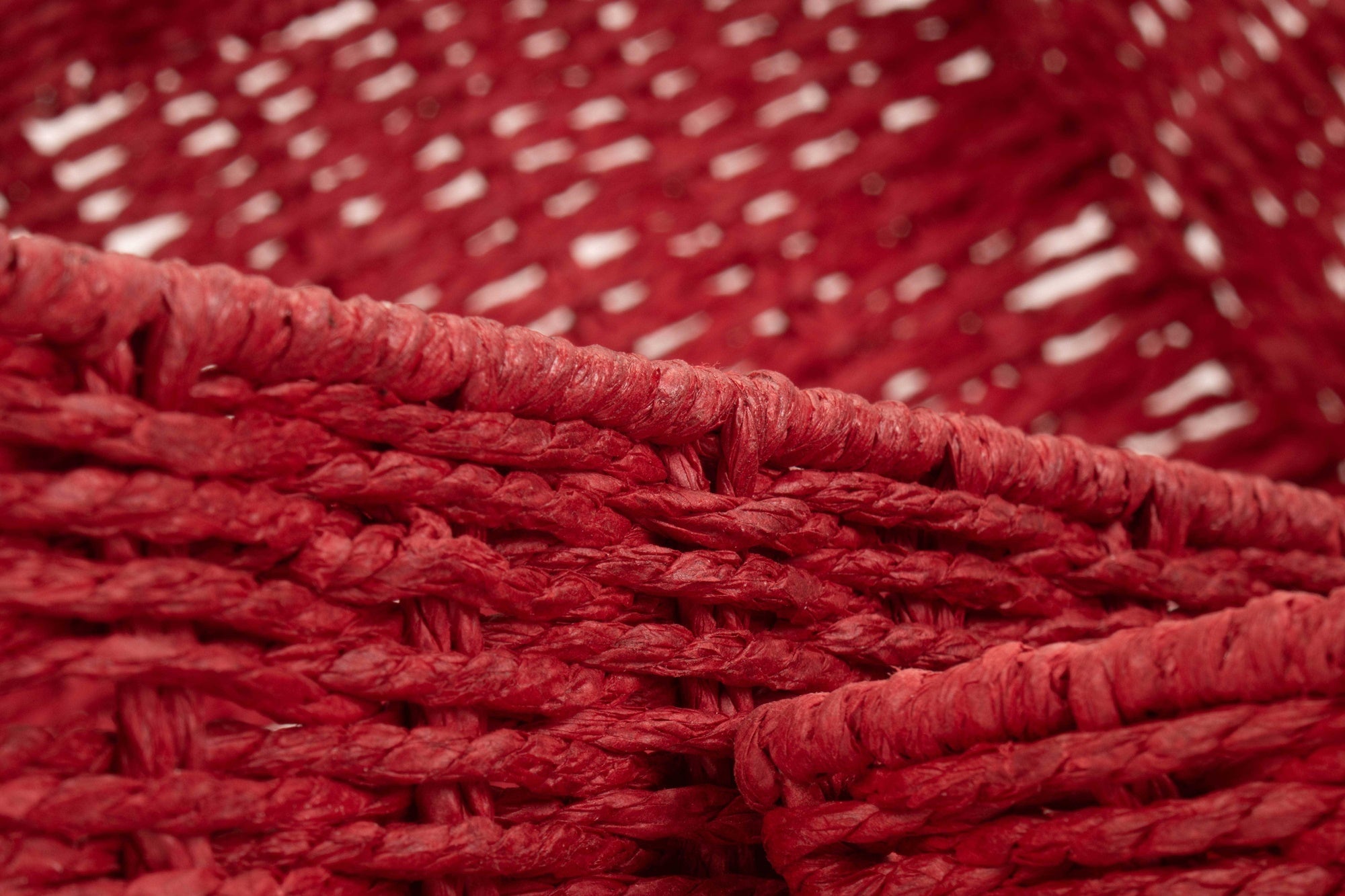 Red Paper Rope Display Tray-2