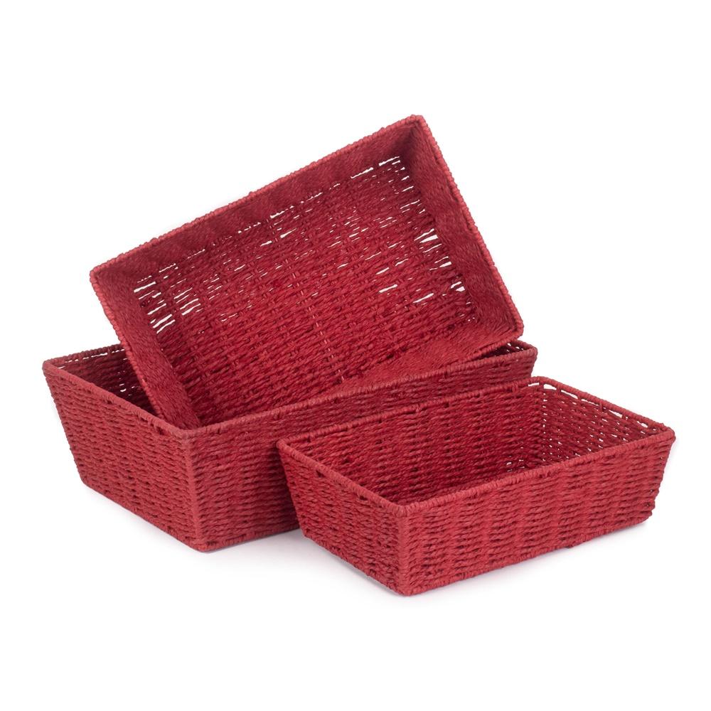 Red Paper Rope Display Tray-0