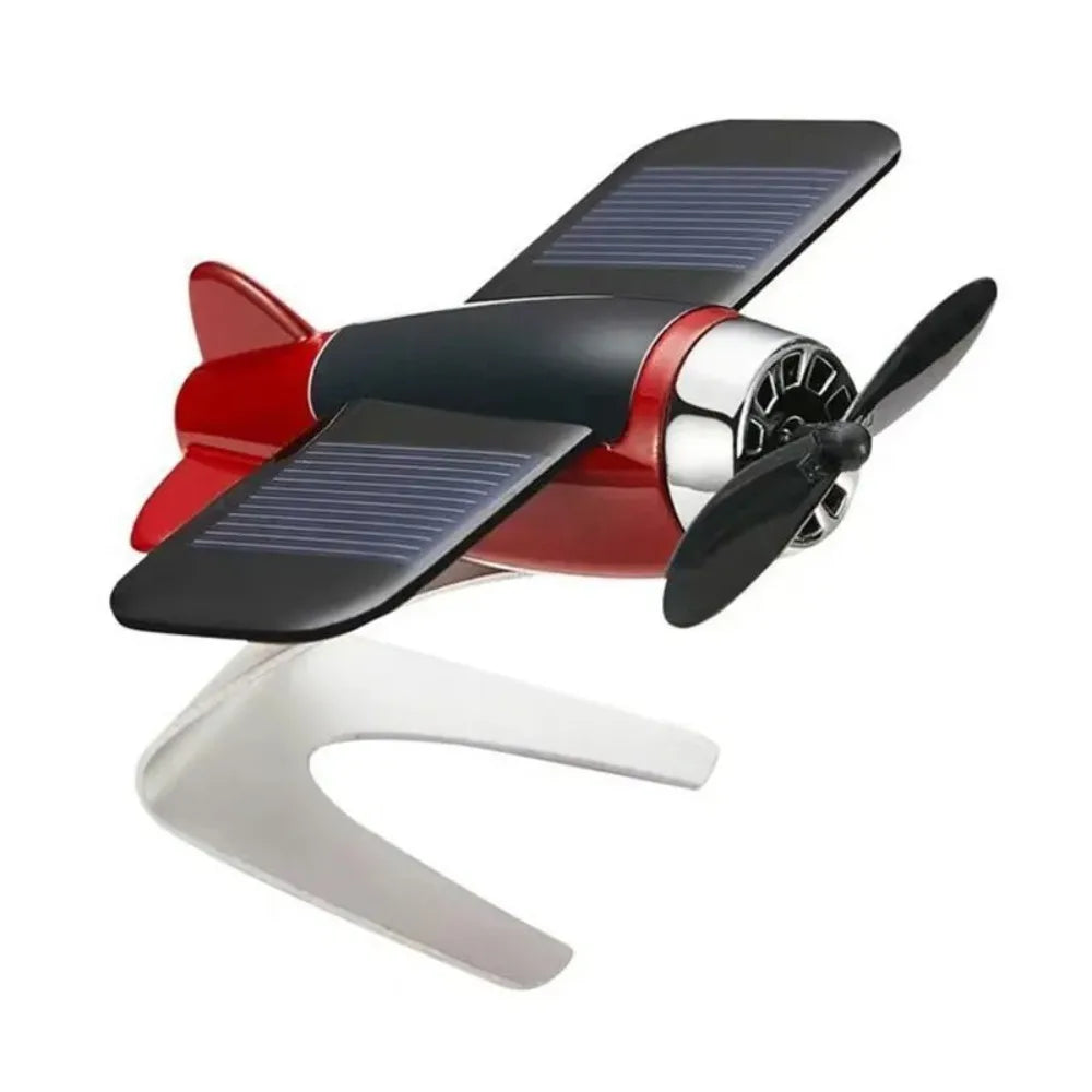 Solar Airplane Car Decoration Ornament-1