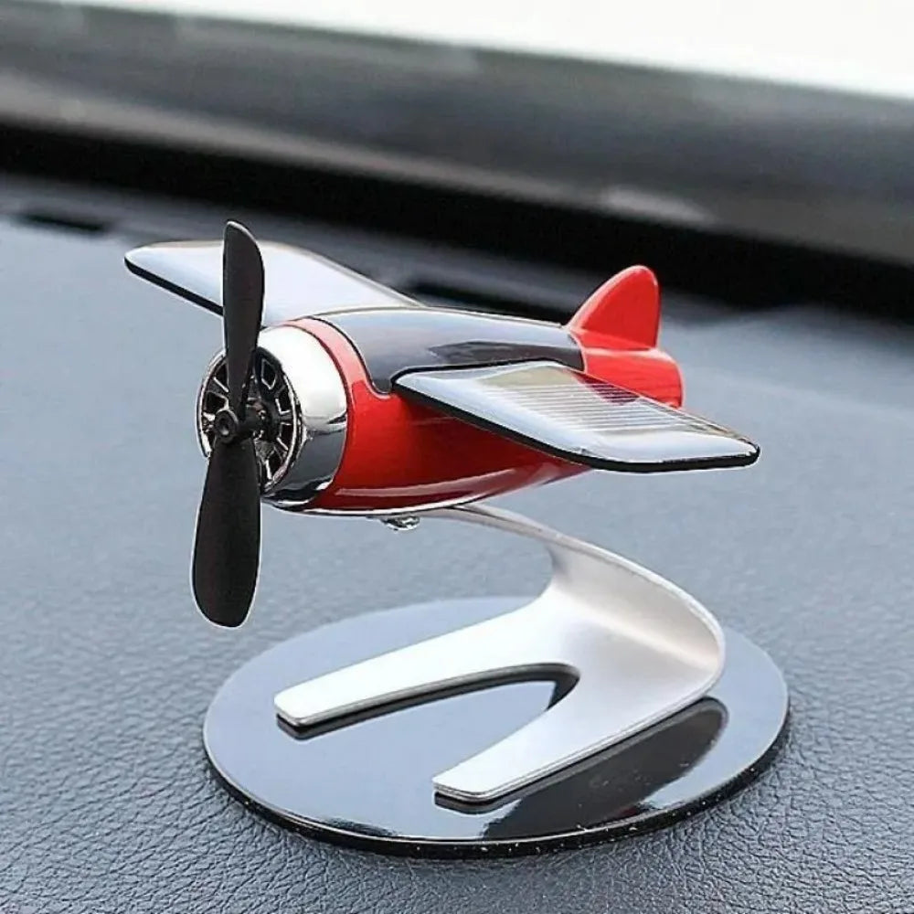 Solar Airplane Car Decoration Ornament-5