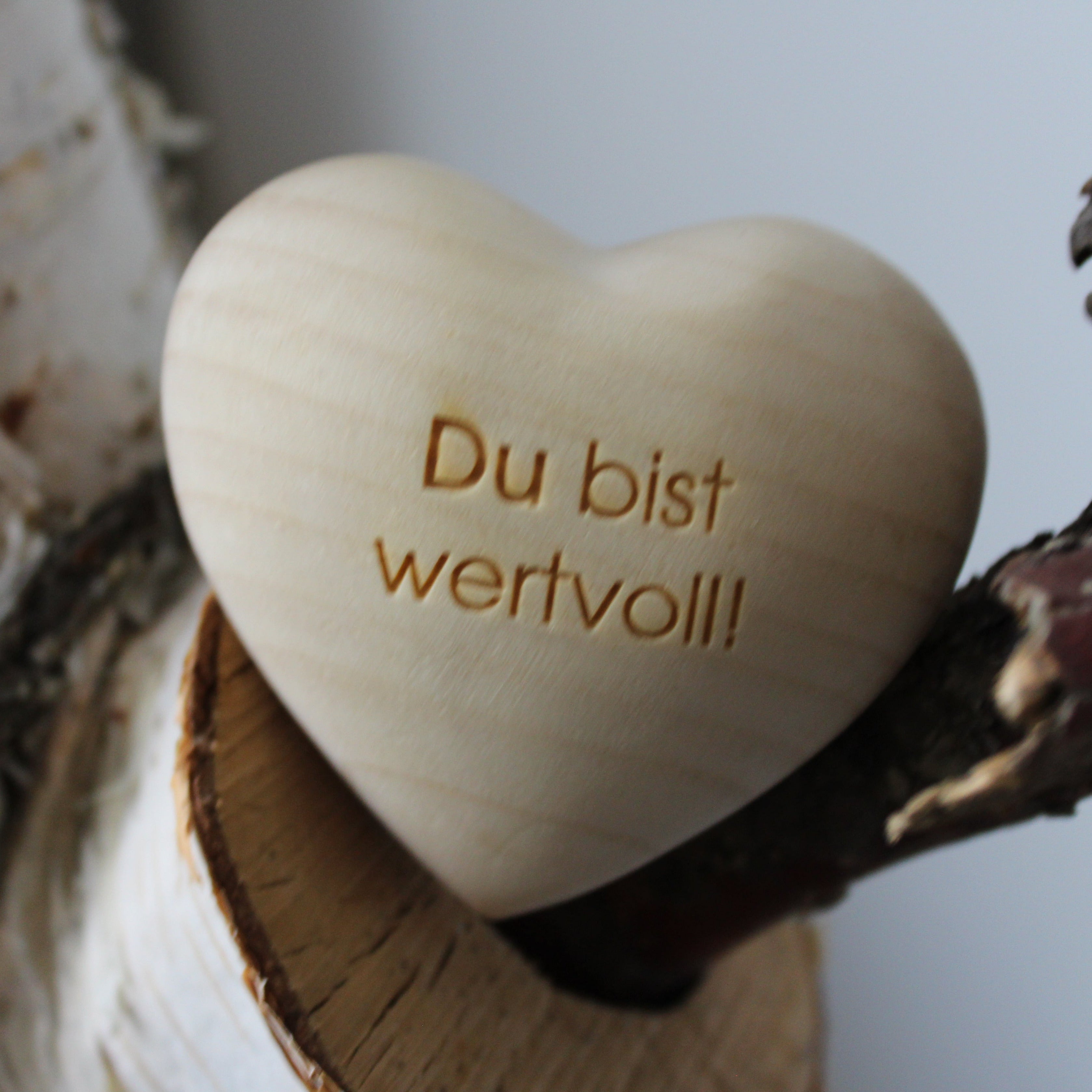 Thankgoods Swiss stone pine heart You are precious!-2