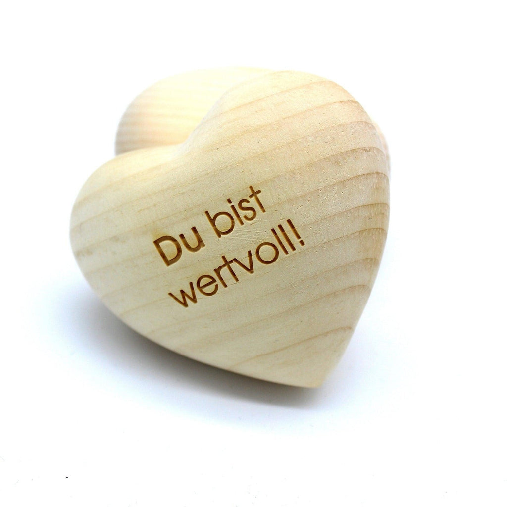Thankgoods Swiss stone pine heart You are precious!-0