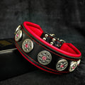 🐶 „Bijou“ Halsband – Schwarz & Rot