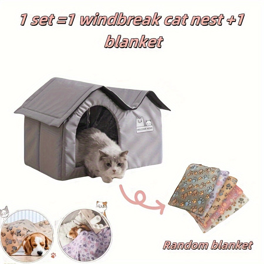 👉 Gemütliches Haustierhaus für Katzen & Hunde – Komfort & Schutz zu jeder Jahreszeit