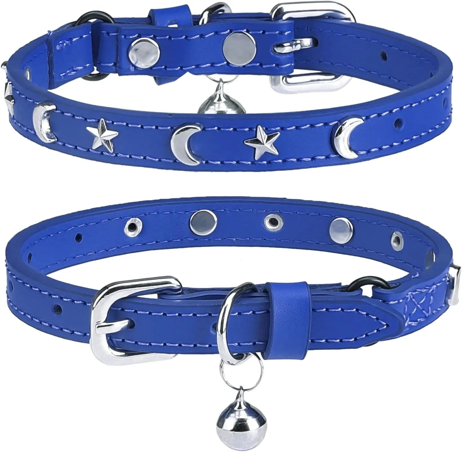 👉 „Verstellbares Lederhalsband mit Glöckchen für Katzen & kleine Hunde – Sicherheitsverschluss für Kitten & Welpen“ 🐾