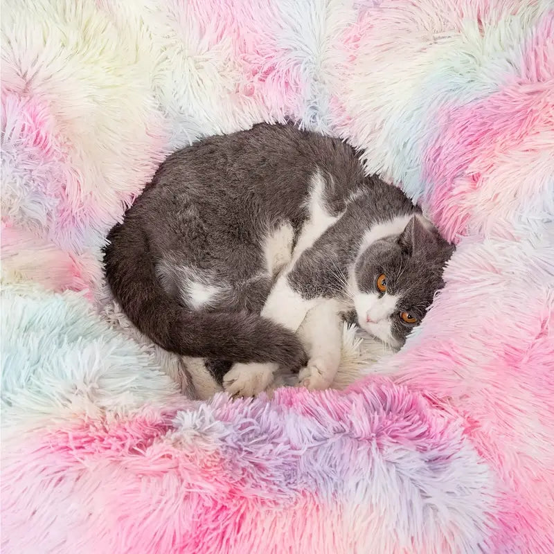 🐱 NNETM Kuscheliger Katzen-Tunnel mit Spielball – Perfektes Versteck & Spielparadies