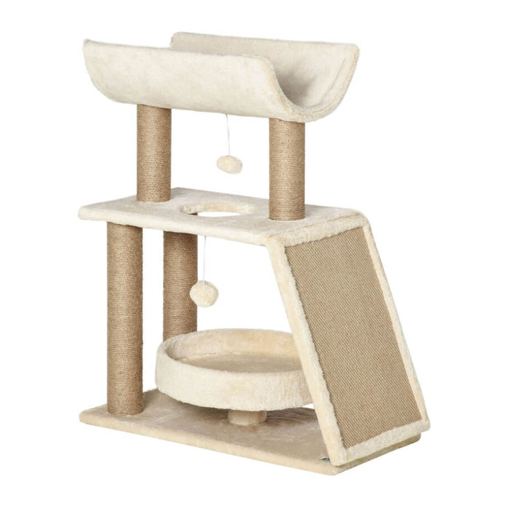 🐱 Katzen-Kletterbaum, Beige
