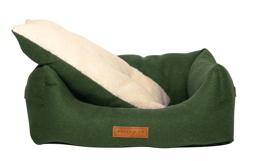 👉 „Ralph & Co ‚Richmond‘ Stonewash Hundebett im Nest-Design“ 🐶  oder etwas hochwertiger: